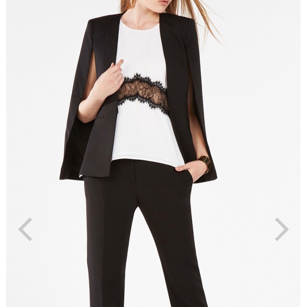 BCBG Upas Cape Blazer in black - size small